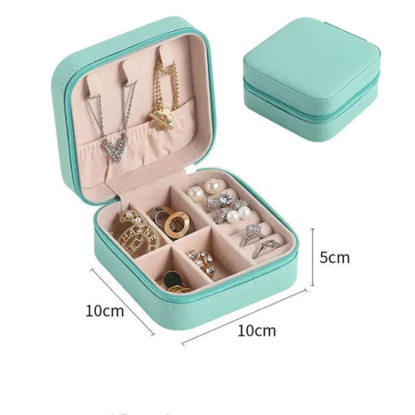 Jewelry Storage Box Leather (random Color)